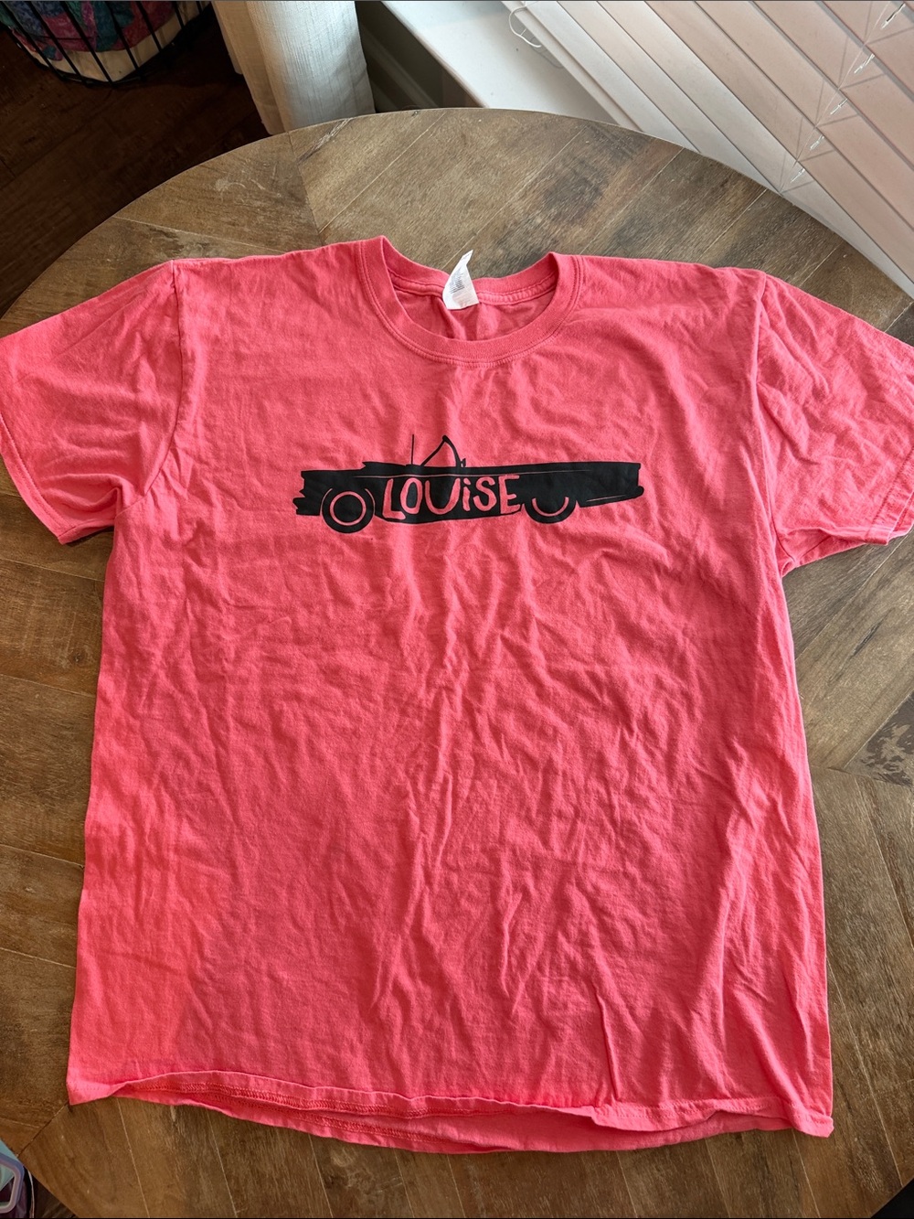 Ruby’s Rubbish “Louise” Pink/Peach T-Shirt (Size: XL)